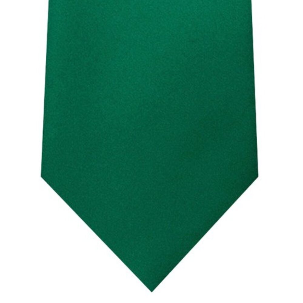 Kelly Green Solid Tie – 3.25” Classic Width | 100% Microfiber